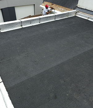 Toit plat &eacute;tanche Lens