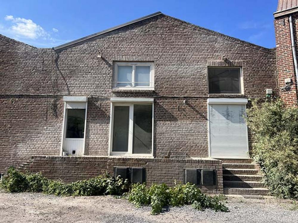 Tronçonnage des joint de brique à Hem