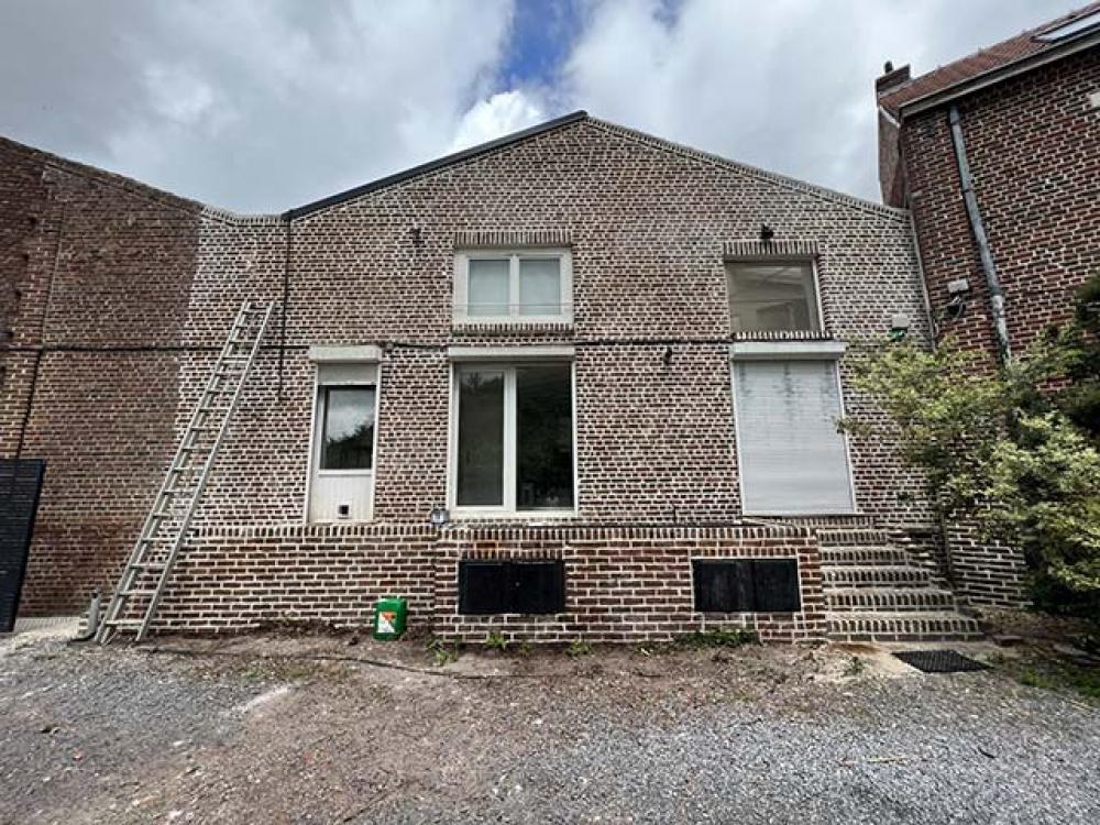 Rejointoiement des joint de brique à Hem