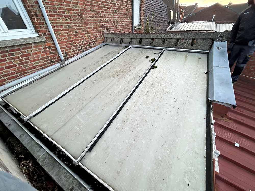 Rénovation de toit en bac acier à Lille