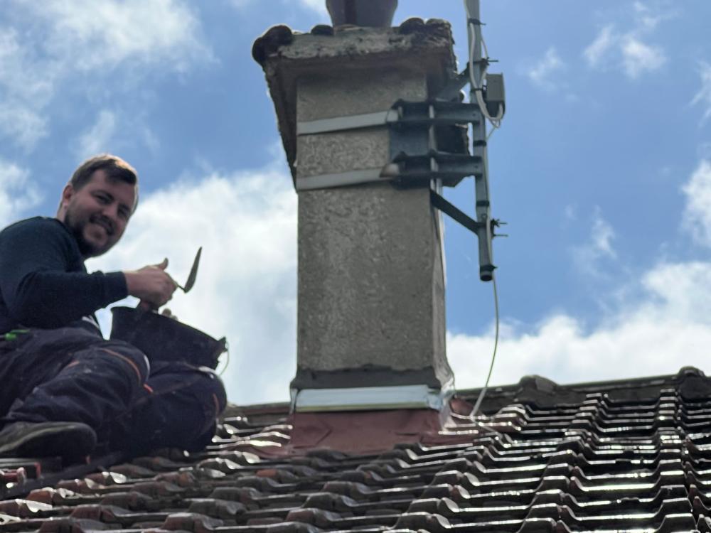 Reprise d’étanchéité sur une cheminée à Hazebrouck